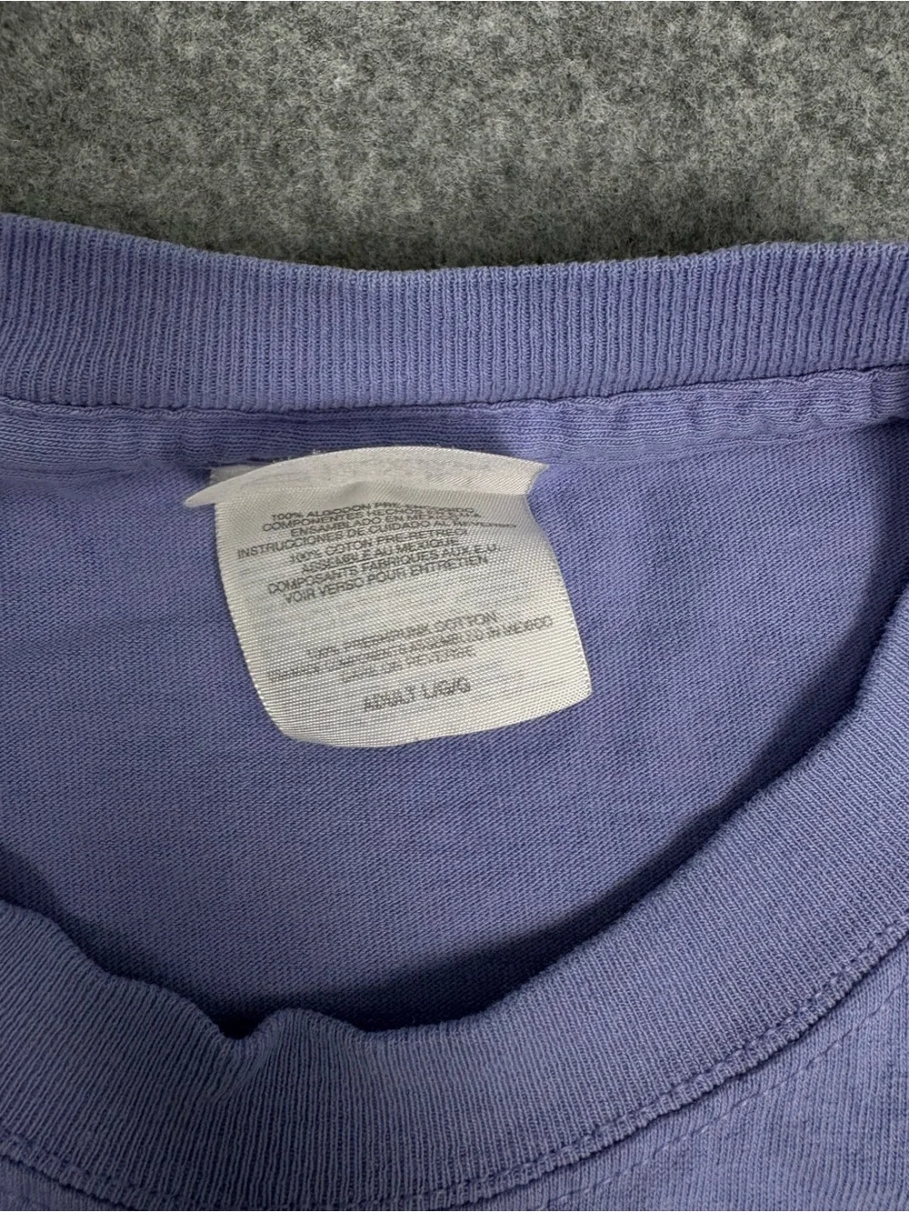 Port and Company Lavender Floral Pike Place Market Graphic Tee